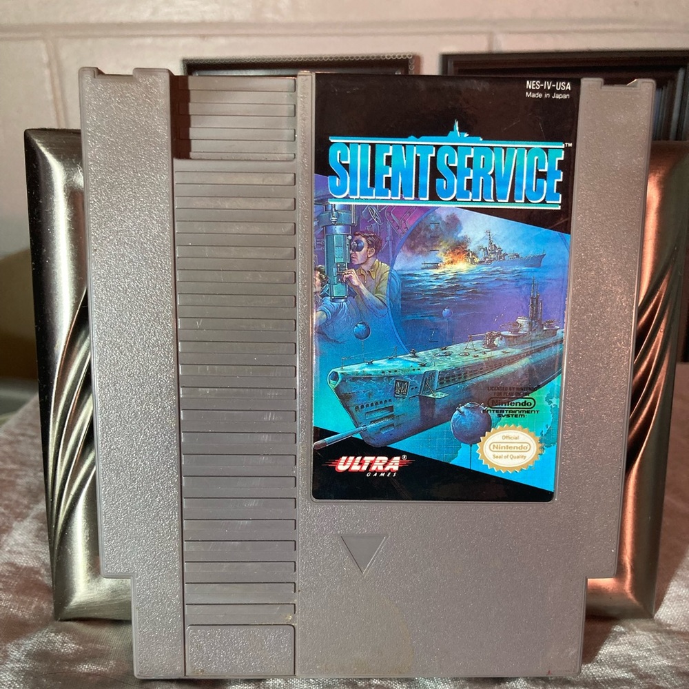 NES GAME SILENT SERVICE